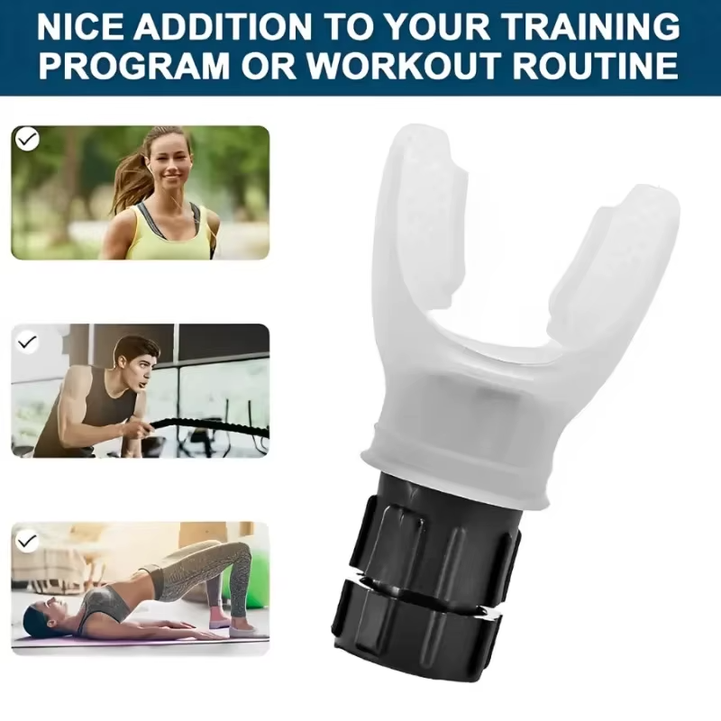 Adjustable Resistance Respiratory Trainer for Fitness and Rehabilitation